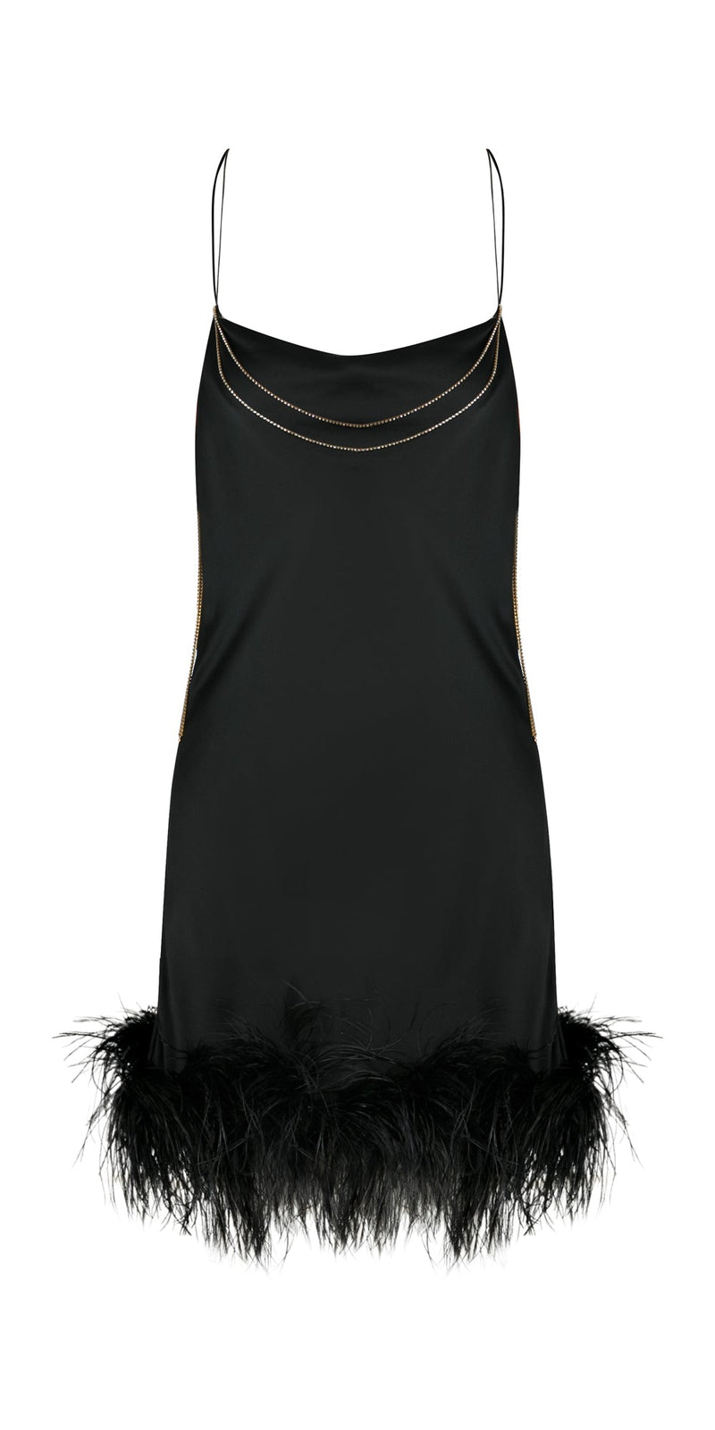 Sleve Feather Dress